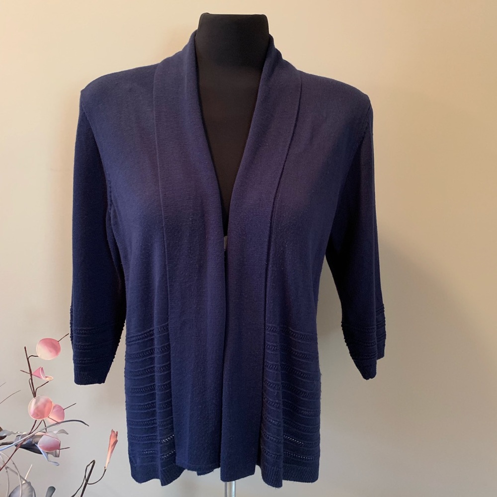 LAURA PETITES Petite Open Cardigan
